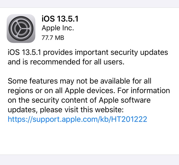 download iOS 13.5.1